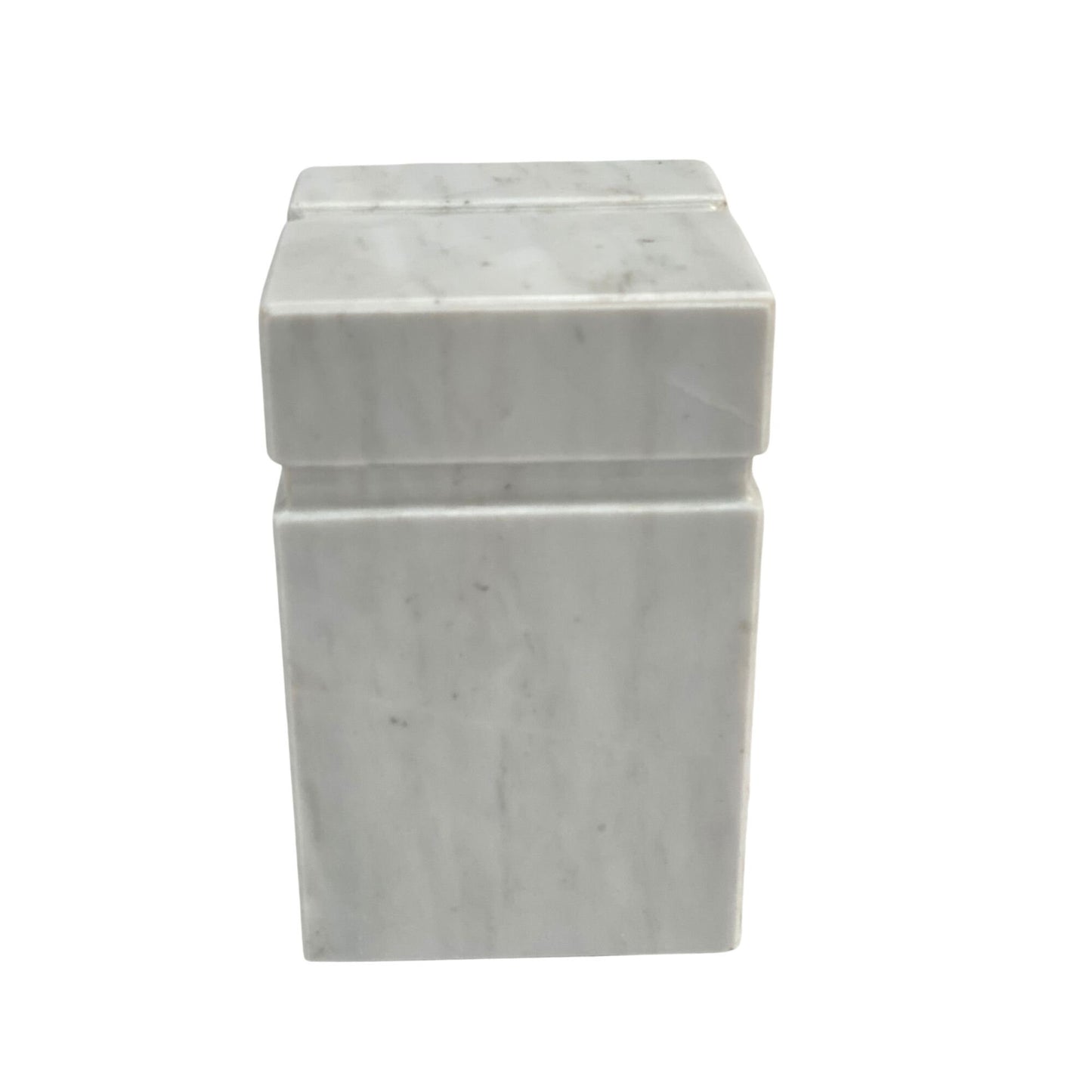 White Marble Urn - 100 cubic inches