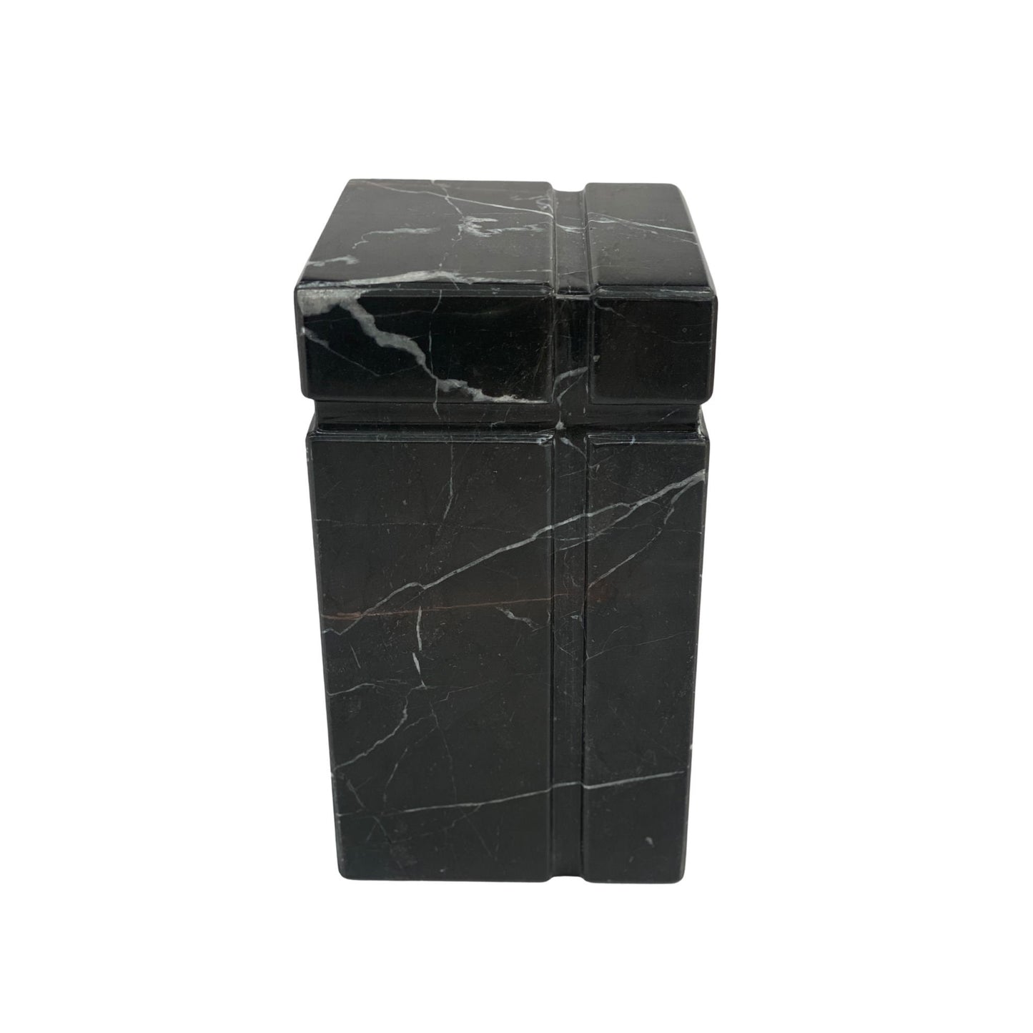 Black Marble Urn - 175 cubic inches