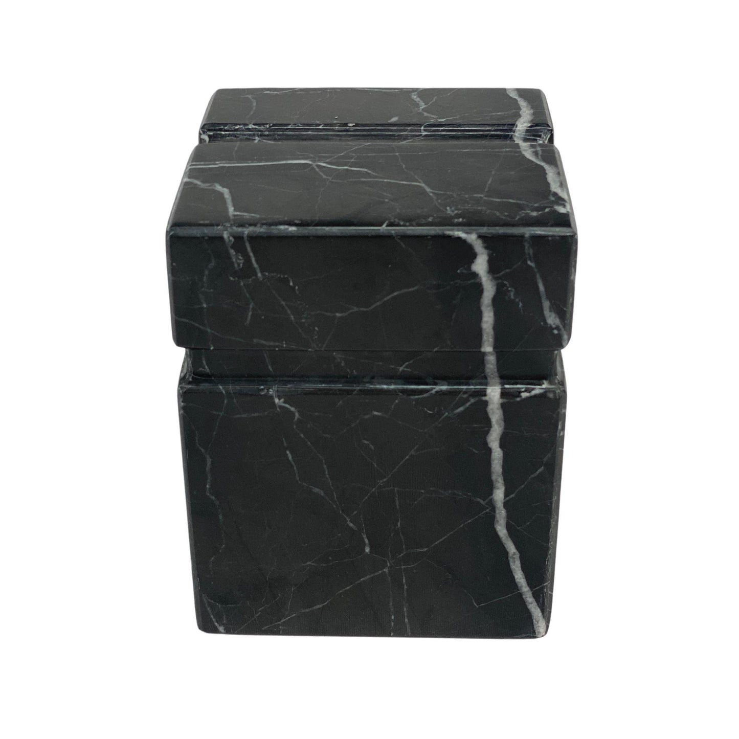 Black Marble Urn - 70 cubic inches