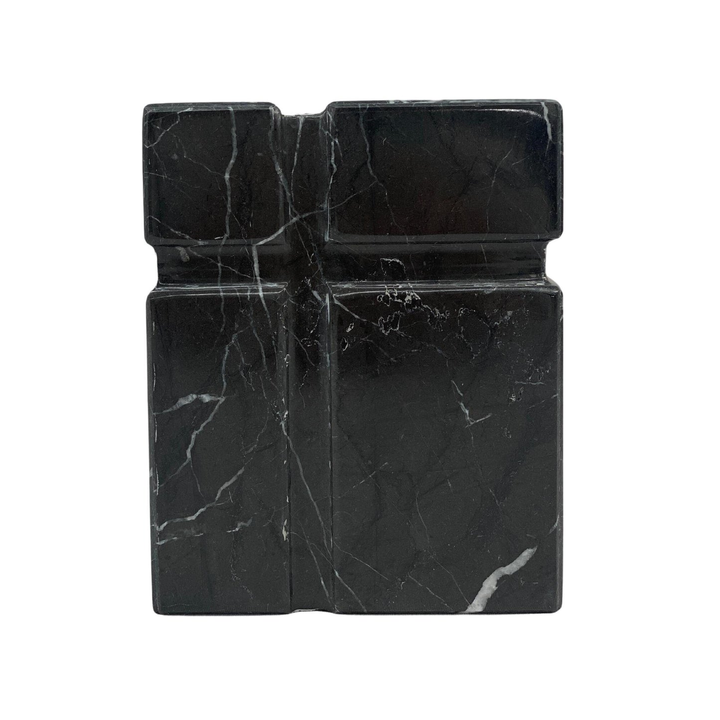 Black Marble Urn - 70 cubic inches