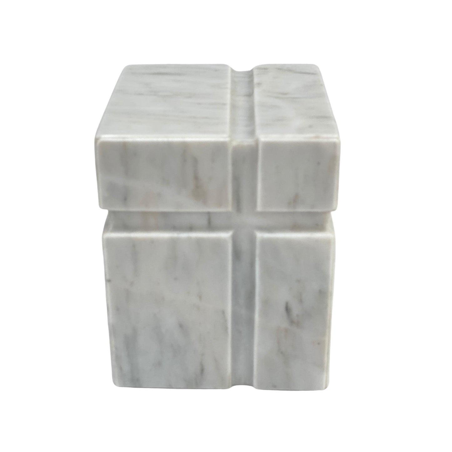 White Marble Urn - 70 cubic inches