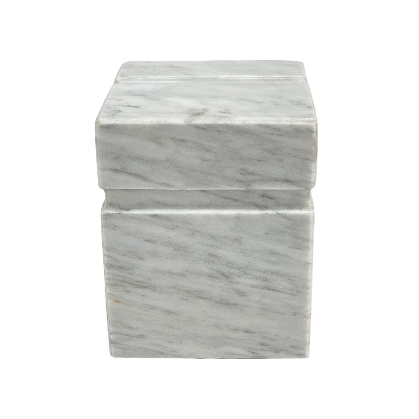 White Marble Urn - 70 cubic inches