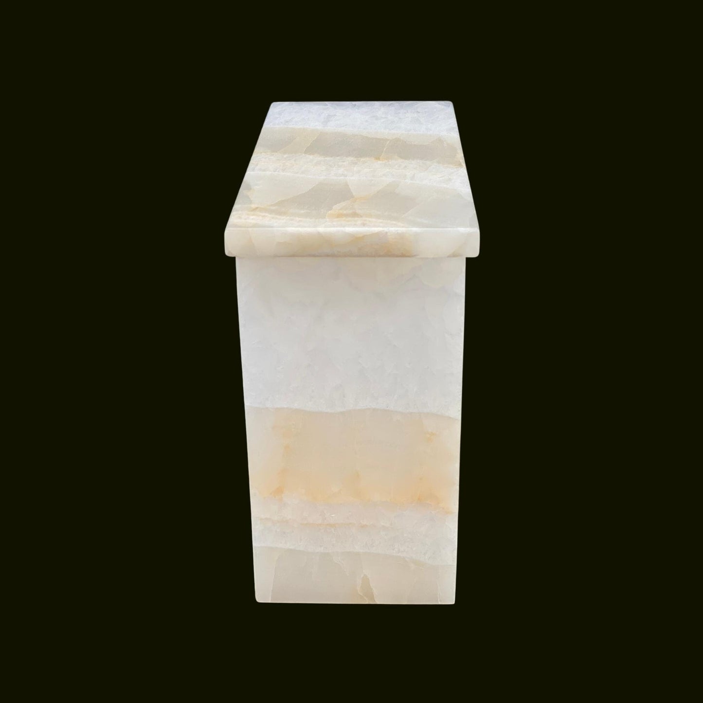 White Onyx Urn - 240 cubic inches