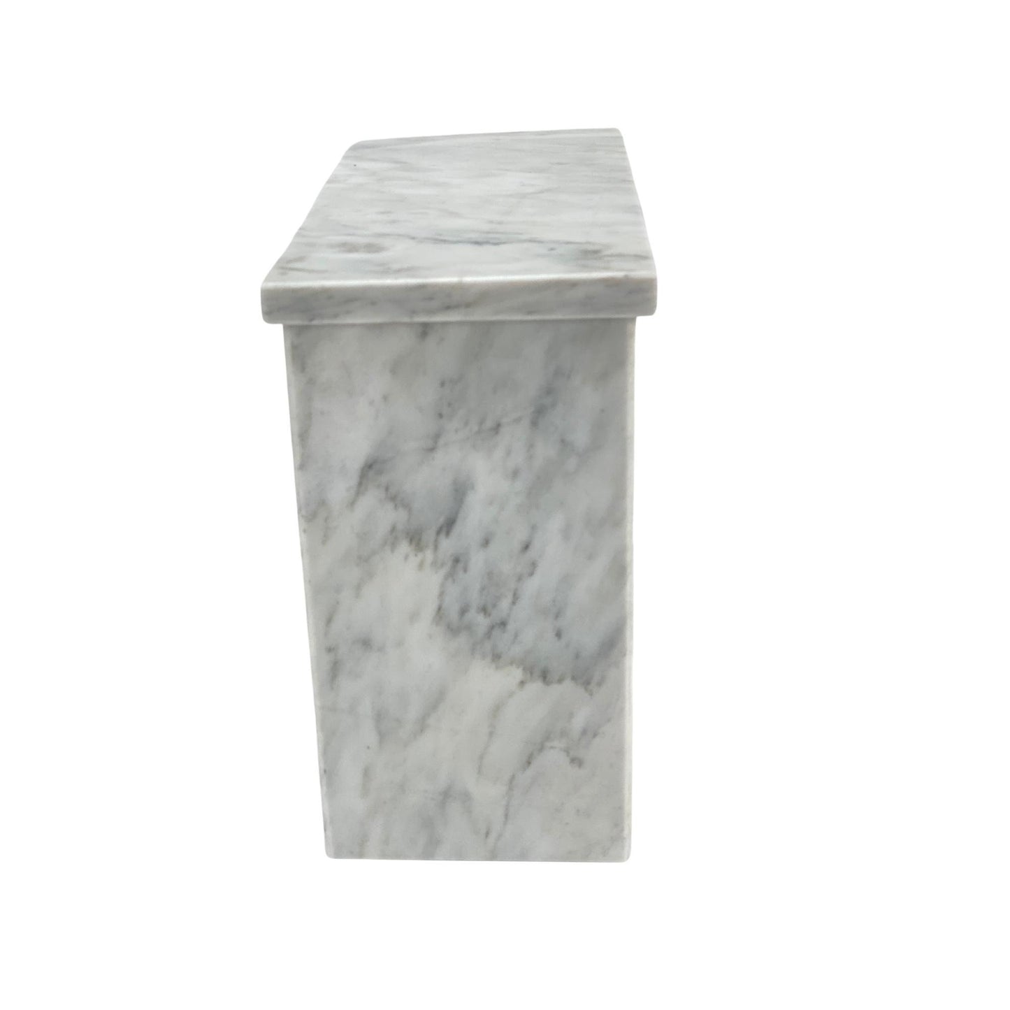 White Marble Urn - 240 cubic inches