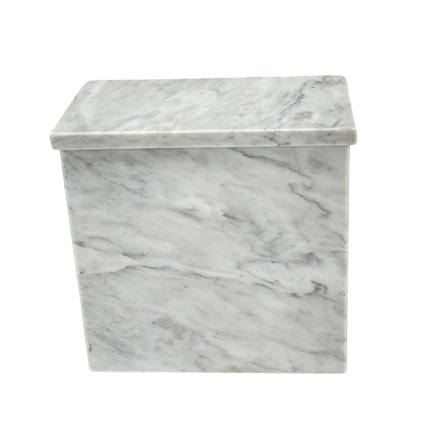 White Marble Urn - 240 cubic inches