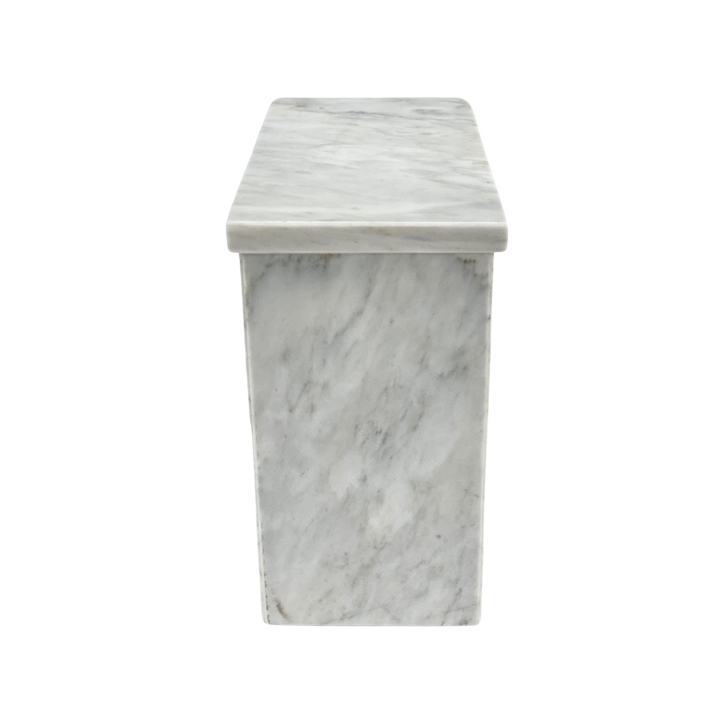 White Marble Urn - 240 cubic inches