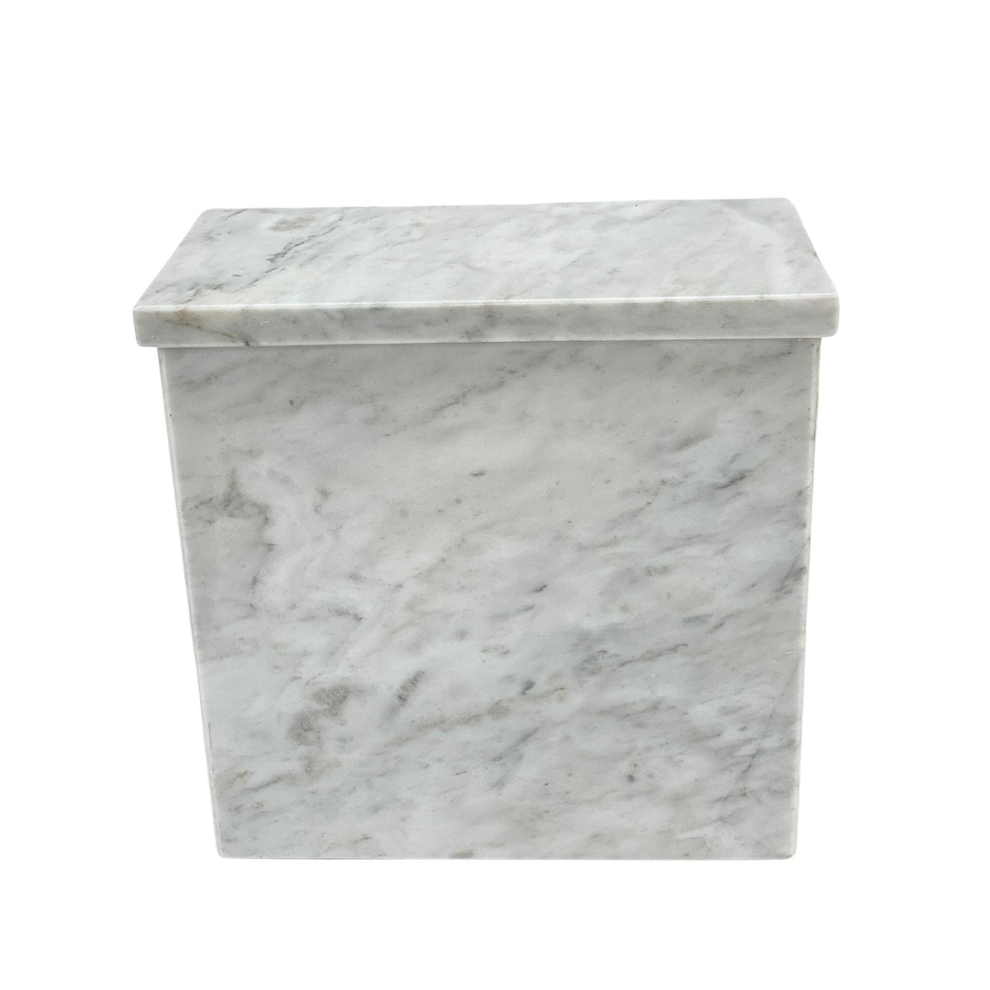 White Marble Urn - 240 cubic inches