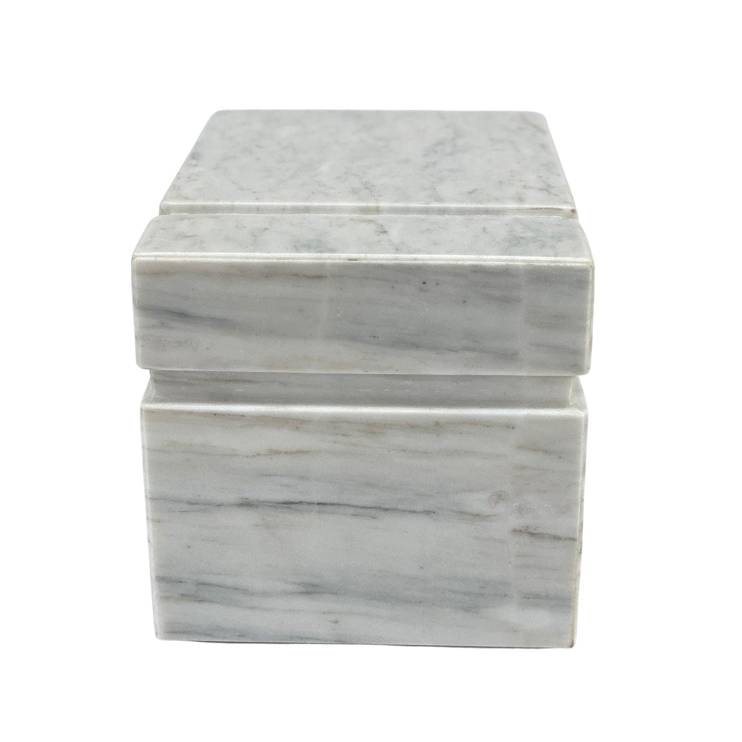 White Marble Urn - 160 cubic inches