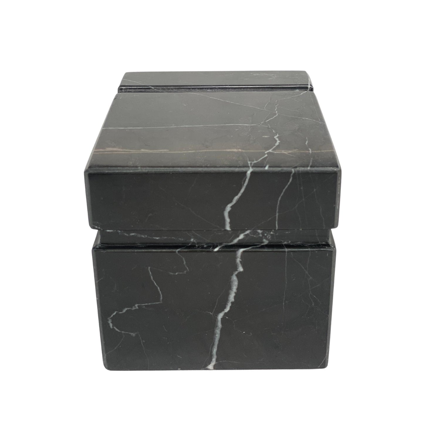 Black Marble Urn - 160 cubic inches