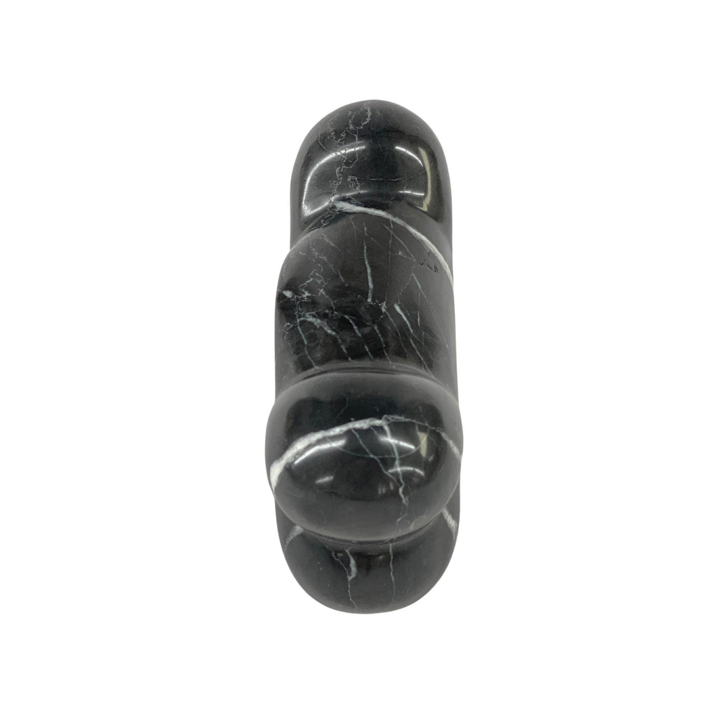 Black Marble Pet Urn - 30 cubic inches