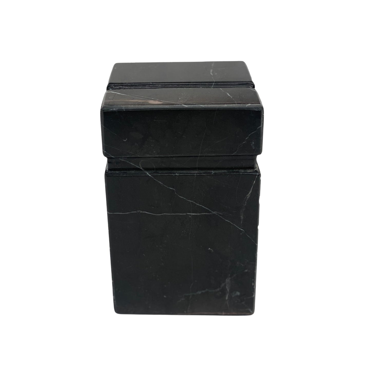 Black Marble Urn - 100 cubic inches