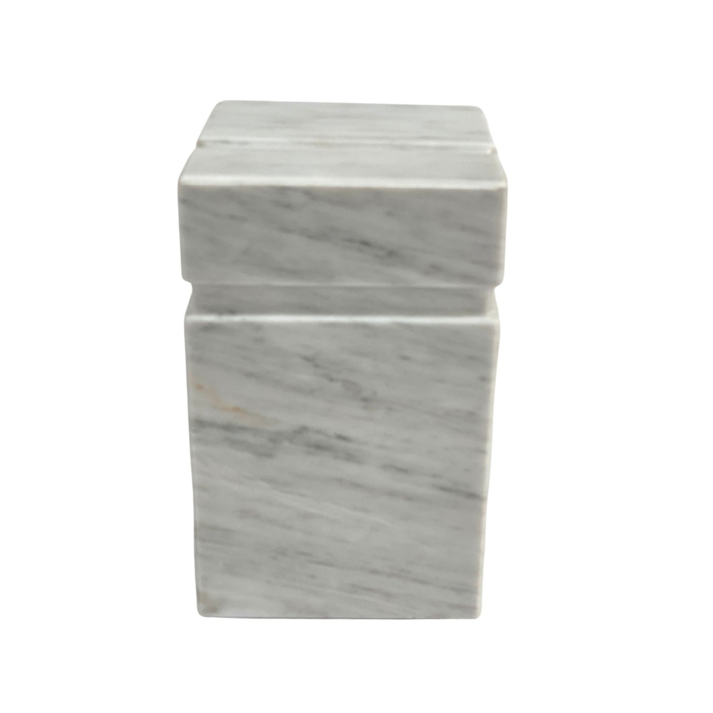 White Marble Urn - 100 cubic inches