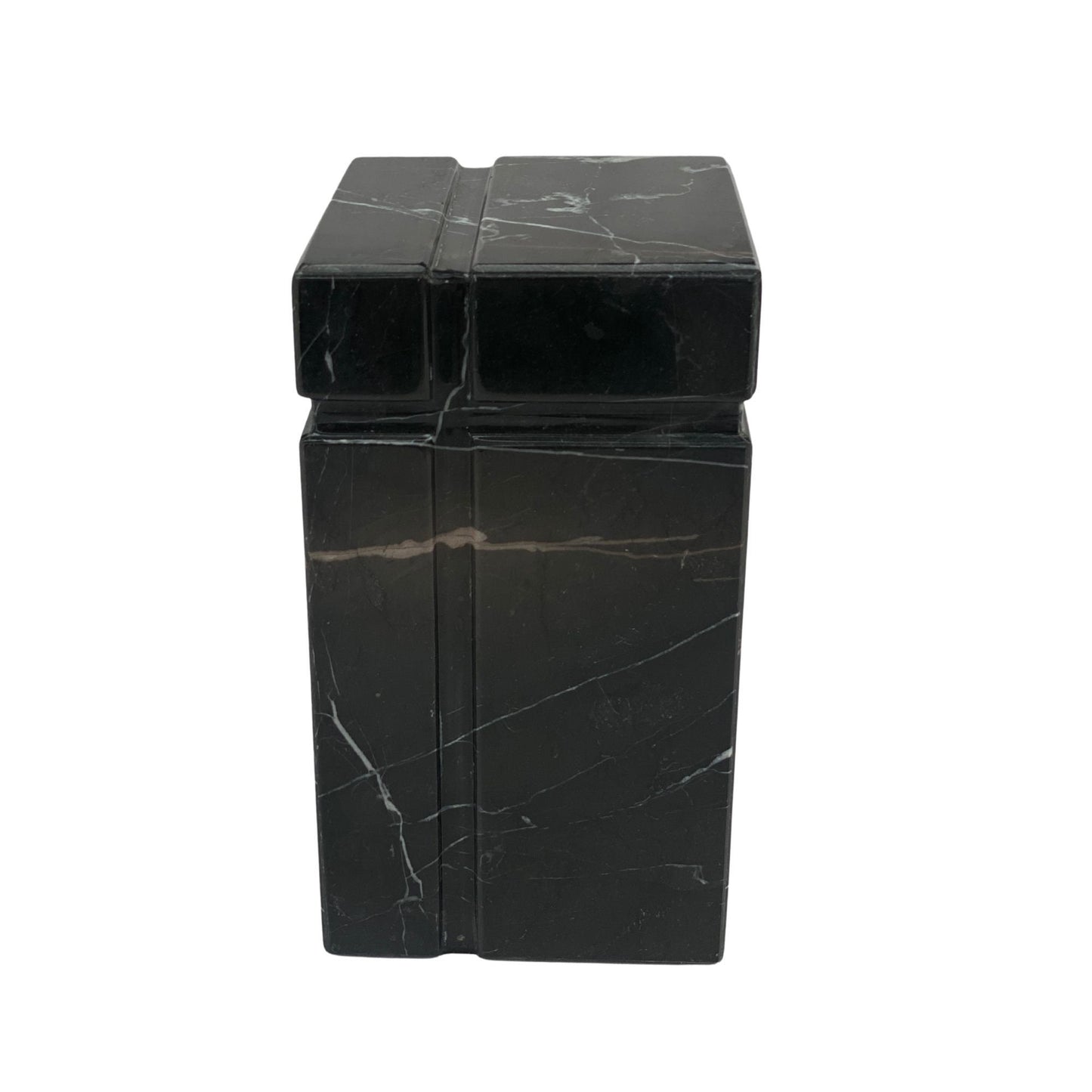 Black Marble Urn - 175 cubic inches