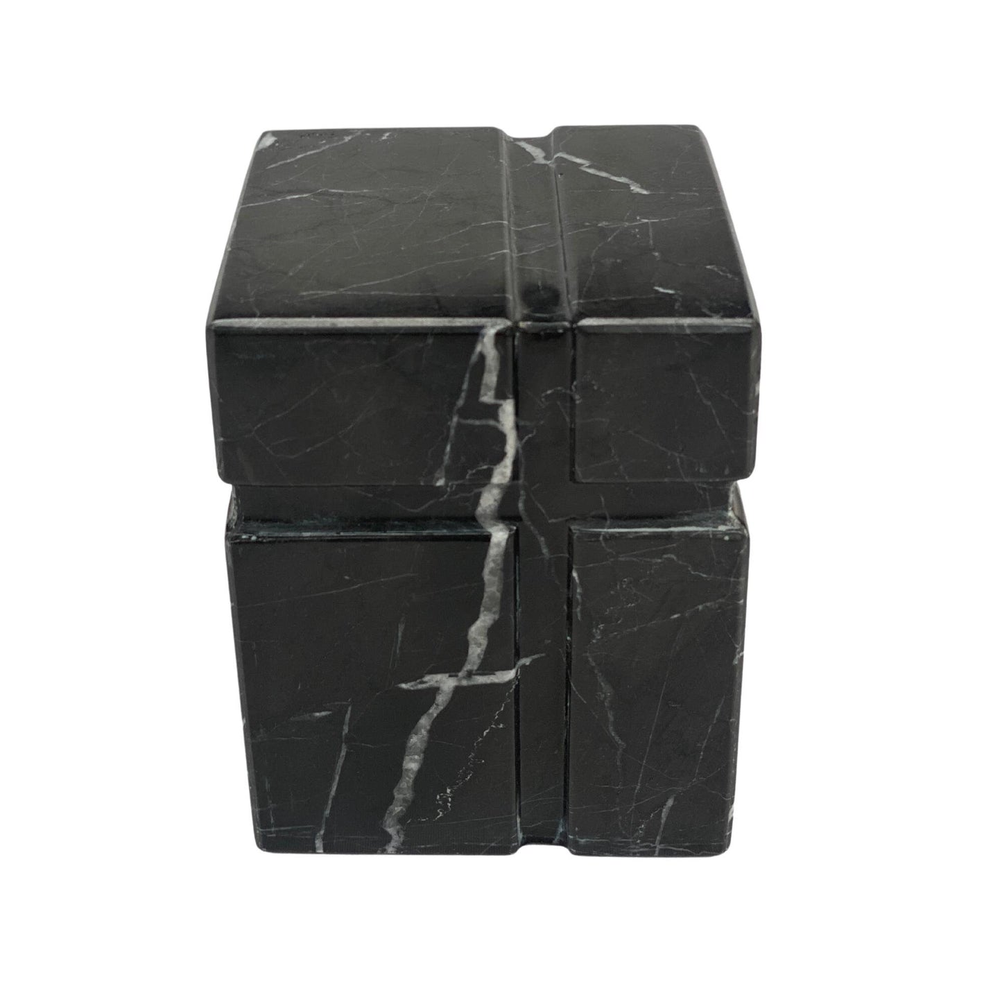 Black Marble Urn - 70 cubic inches