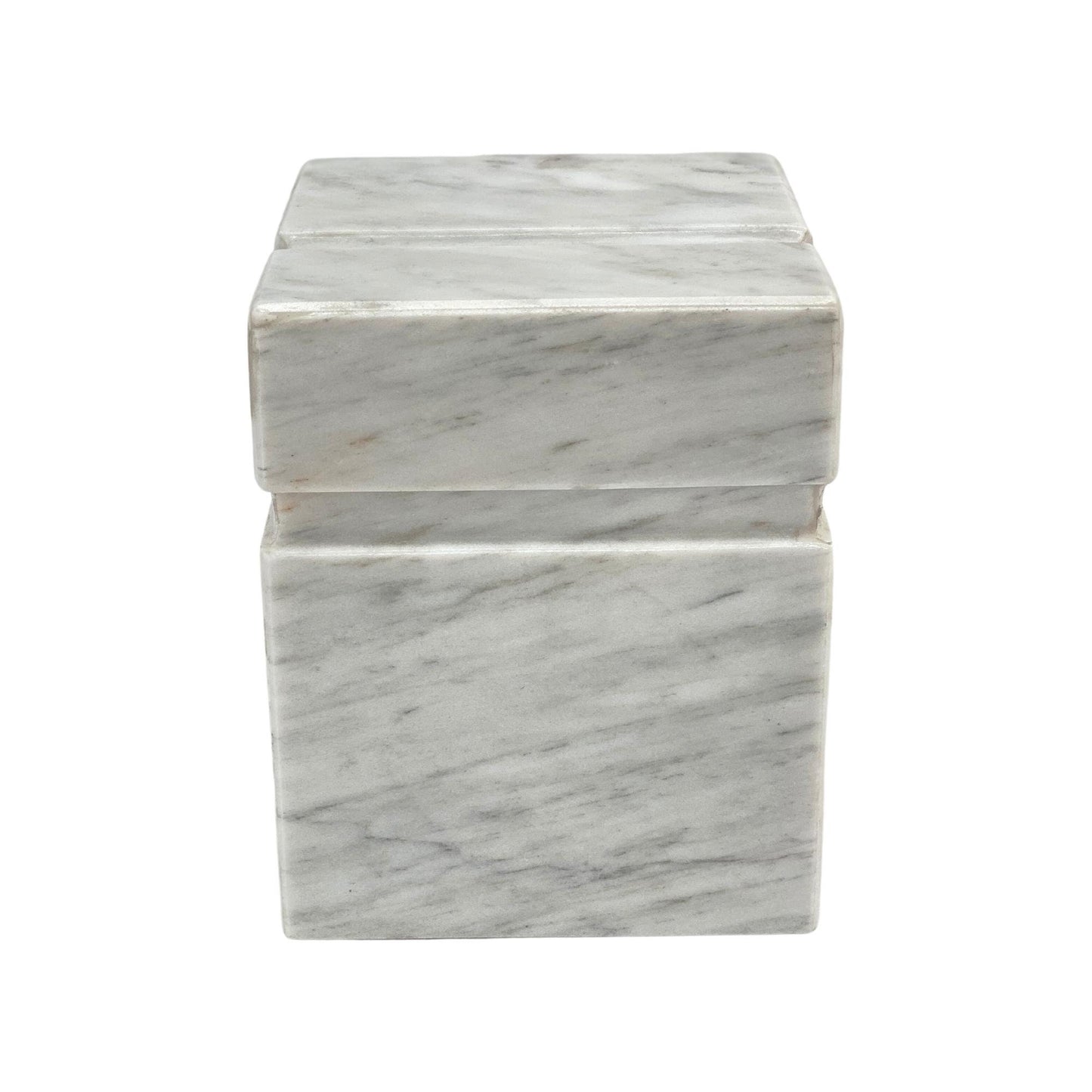 White Marble Urn - 70 cubic inches