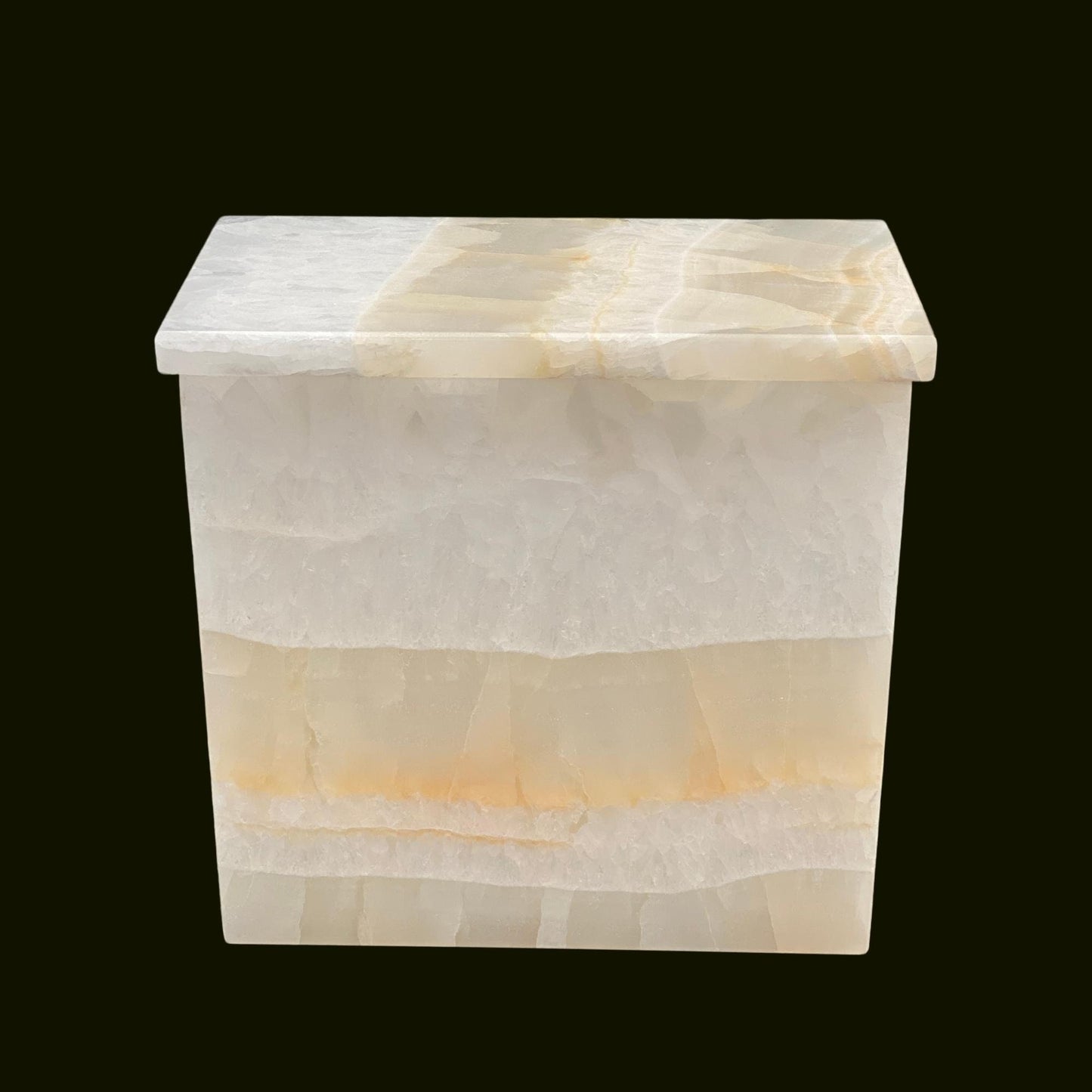 White Onyx Urn - 240 cubic inches