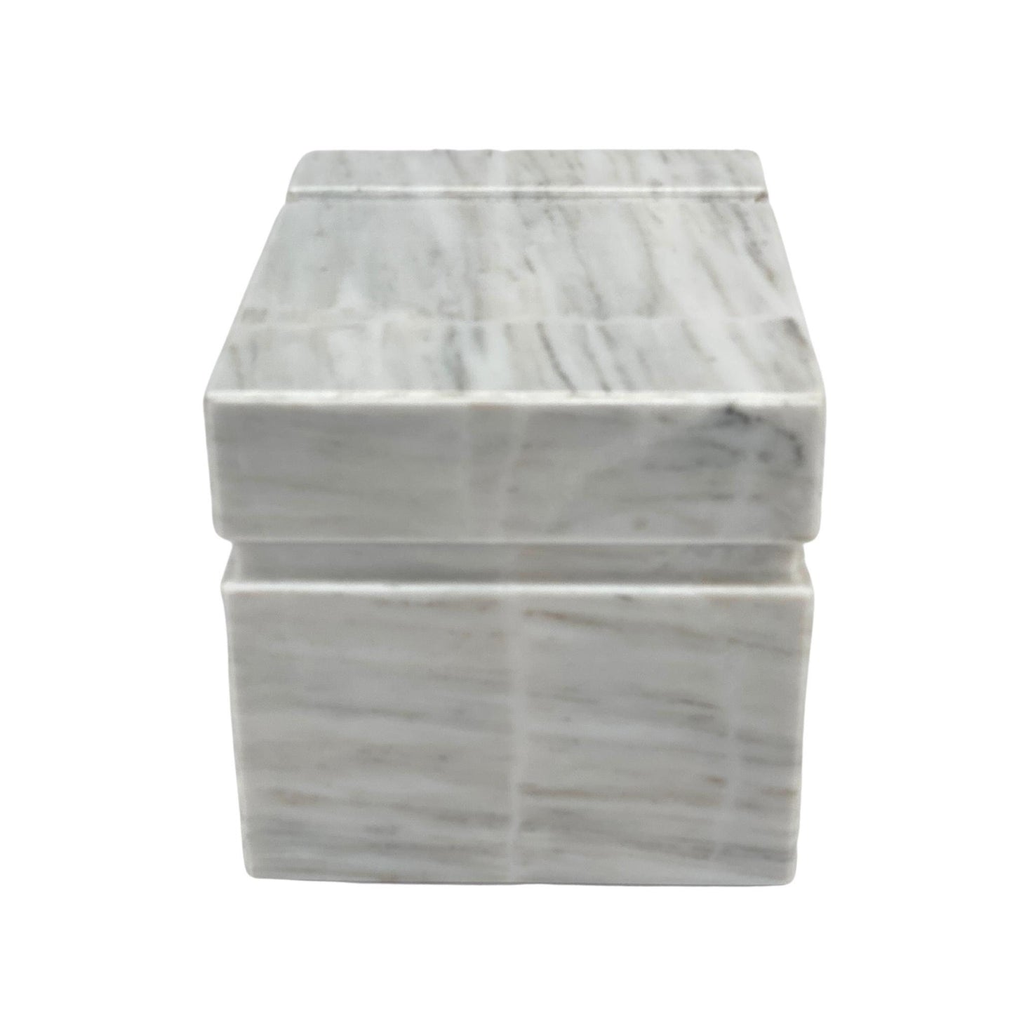 White Marble Urn - 160 cubic inches