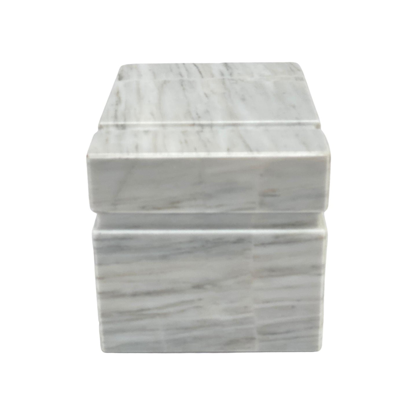 White Marble Urn - 160 cubic inches