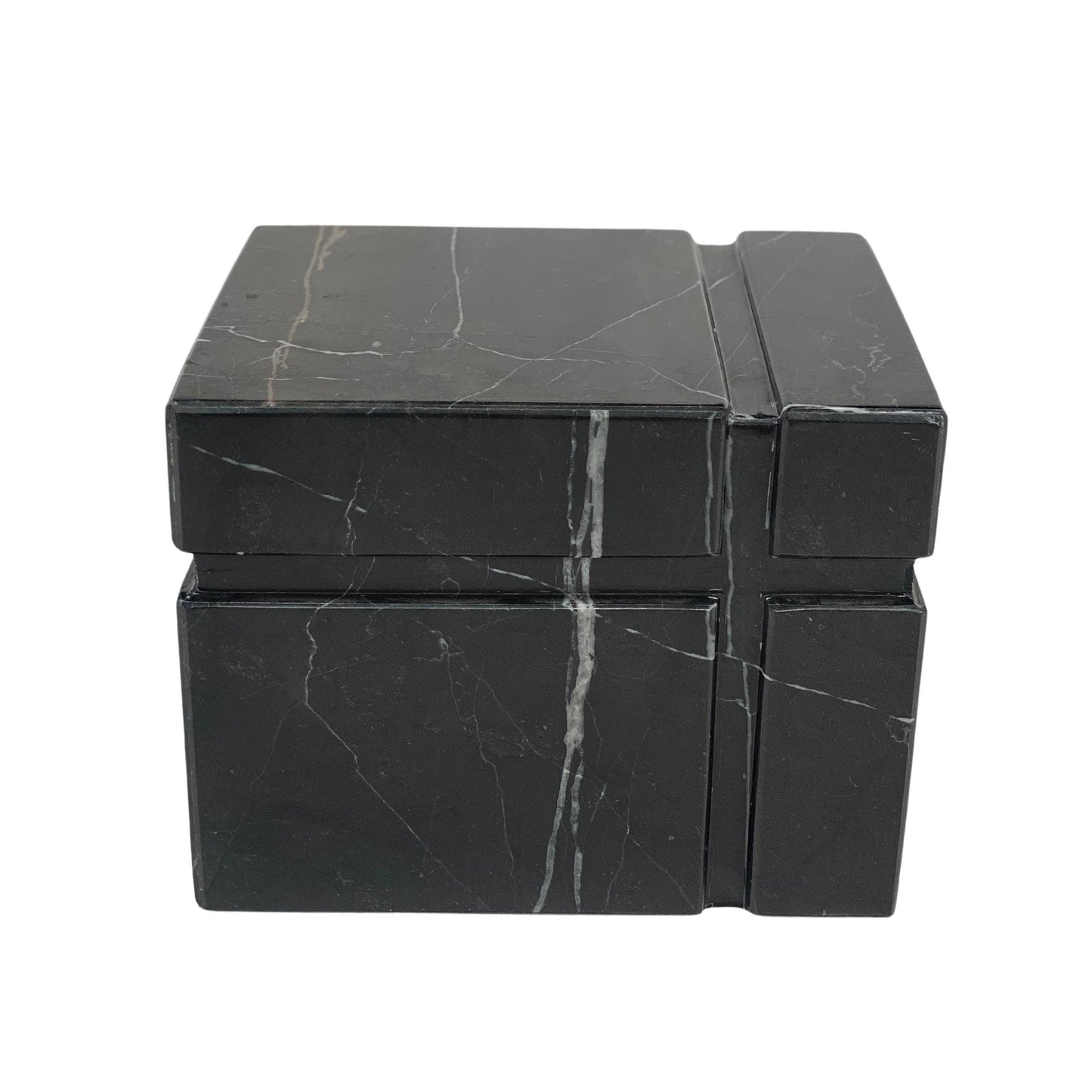 Black Marble Urn - 160 cubic inches